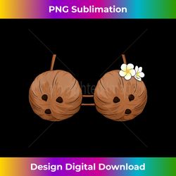 summer coconut bra halloween costume hawaii aloha beach - innovative png sublimation design - crafted for sublimation excellence