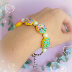 bracelet with donuts gift for girls