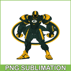 robot packers png, football team png, robot nfl png