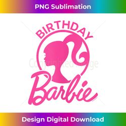 barbie - birthday logo barbie tank top - classic sublimation png file - challenge creative boundaries