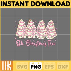 pink christmas png, christmas png, christmas tree cakes png, christmas coffee png, santa png, nutcracker png (14)