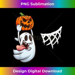 basketball ghost pumpkin basketball halloween costume - contemporary png sublimation design - elevate your style with intricate details