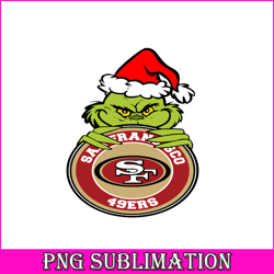 grinch 49ers png 49ers logo png nfl png