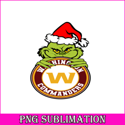 grinch commanders png commanders logo png nfl png