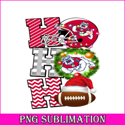 hohoho rugby png fresno state bulldogs png merry christmas football png