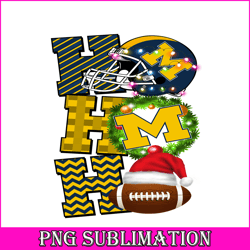 michigan wolverines png merry christmas football png nfl png