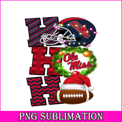 ole miss rebels png merry christmas football png nfl png