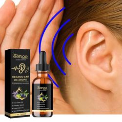 30ml Ear Oil Drops Clean Earwax Relieve Tinnitus Ear Back Deafness Earache Discomfort Ringing Ear Hard Hearing Health Ca