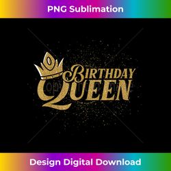 Celebration Girls Birthday Party Women Crown Birthday Queen - Classic Sublimation PNG File - Ideal for Imaginative Endeavors