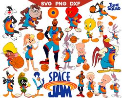 space jam 2 svg, tune squad svg, looney tunes space jam toon squad svg, movie space jam 2 svg, bugs bunny svg