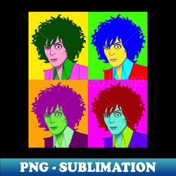 syd barrett - warhol 4 in 1 - elegant sublimation png download - unleash your inner rebellion