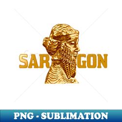 assyrian golden king sargon - exclusive sublimation digital file - defying the norms