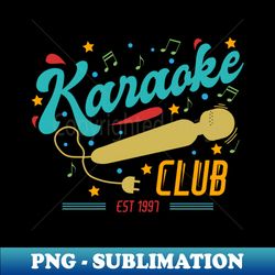 karaoke club funny toy icon theme design - png sublimation digital download - enhance your apparel with stunning detail