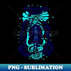 kikagaku moyo psychedelic blue merch - creative sublimation png download - stunning sublimation graphics
