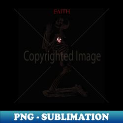 skeleton faith - artistic sublimation digital file - perfect for sublimation art