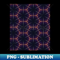 skyline kaleidoscope hexagon pattern - creative sublimation png download - perfect for sublimation art