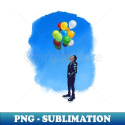 umbrella academy - ben hargreeves  balloons - digital sublimation download file - boost your success with this inspirational png download