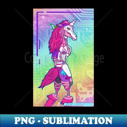 unicorn revenant - png transparent digital download file for sublimation - perfect for creative projects