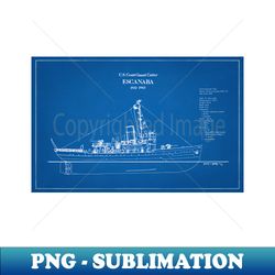 united states coast guard cutter escanaba wpc-77 - ad - artistic sublimation digital file - bold & eye-catching