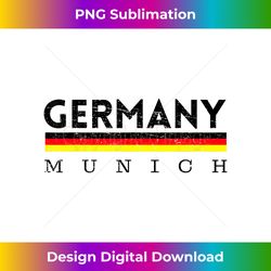 germany flag matching trip vintage souvenirs from munich - innovative png sublimation design - customize with flair