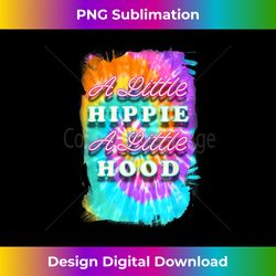 a little hippie a little hood tie dye swirl 60s 70s design - contemporary png sublimation design - immerse in creativity with every design