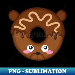 donut bear - sublimation-ready png file - perfect for sublimation mastery