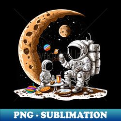 moon lunch - vintage sublimation png download - stunning sublimation graphics