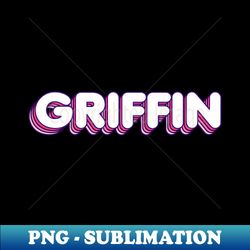 pink layers griffin name label - premium png sublimation file - perfect for personalization