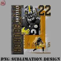 football png najee harris football paper poster steelers 2