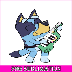 bluey guitar svg