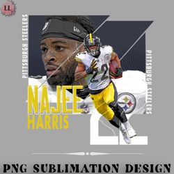 football png najee harris football paper poster steelers 4