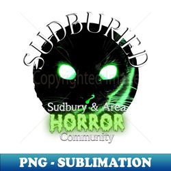 sudburied logo ai generated cat alternate - premium png sublimation file - fashionable and fearless