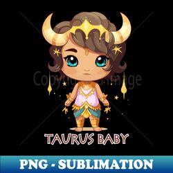 taurus baby 3 - aesthetic sublimation digital file - perfect for creative projects