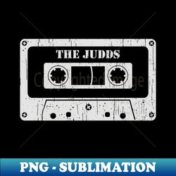 the judds - vintage cassette white - sublimation-ready png file - add a festive touch to every day
