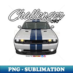 challenger srt8 white blue stripe by pjesusart - trendy sublimation digital download - defying the norms