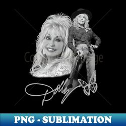 dolly parton design - vintage sublimation png download - defying the norms