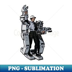 1950s exoskeleton - sublimation-ready png file - spice up your sublimation projects