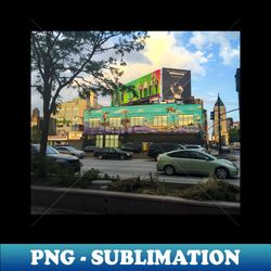 street art manhattan nyc - vintage sublimation png download - perfect for sublimation art