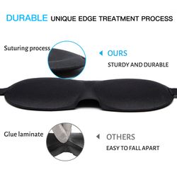 1pc 3d sleep mask blindfold sleeping aid soft memory foam eye mask for sleeping travel blockout light eye cover