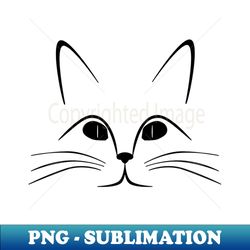 cat face - premium sublimation digital download - stunning sublimation graphics