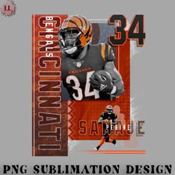 football png samaje perine football paper poster bengals 2