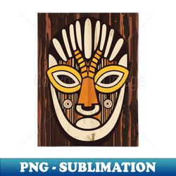 african art mask - signature sublimation png file - bold & eye-catching