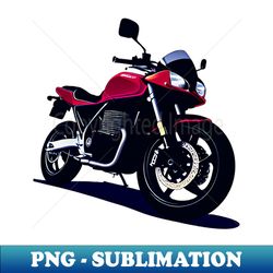 cb red sportbike motorcycle sticker - png transparent sublimation file - vibrant and eye-catching typography