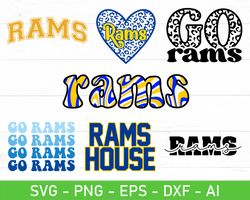 rams svg, rams png, rams sublimation, rams clipart png, rams clipart png, rams heart svg, los angeles svg, los angeles p