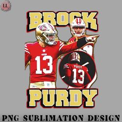 football png brock purdy football 49ers poster