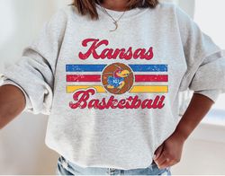 Kansas Basketball Jayhawk Crewneck Sweatshirt