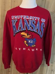 vintage 90s university of kansas jayhawks crewneck sweatshirt, kansas jayhawks shirt, kansas jayhawks sweater, kansas un