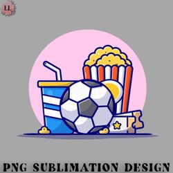 football png watching soccer match cartoon vector icon illustration