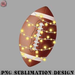 football png football lover christmas lights happy holidays