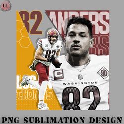 football png logan thomas football design poster commanders